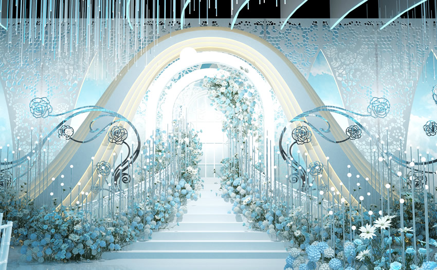 邵东釡香烙馍村水晶厅效果展示